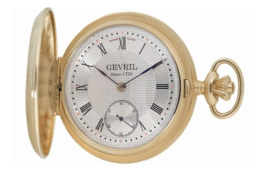 Gevril Mens G624.950.56 Swiss Pocket Watch from the 1758 Collection