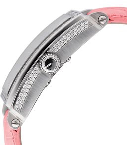 Gevril Ladies 6208RV Avenue of the Americas Glamour Automatic Pink Diamond Watch - Side View