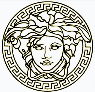 1 Uncirculated VERSACE Medusa Logo Head Button One 