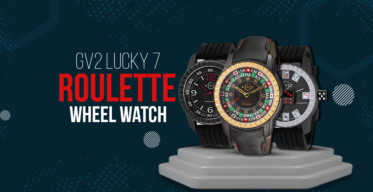 GV2 Lucky 7 Roulette Wheel Watch
